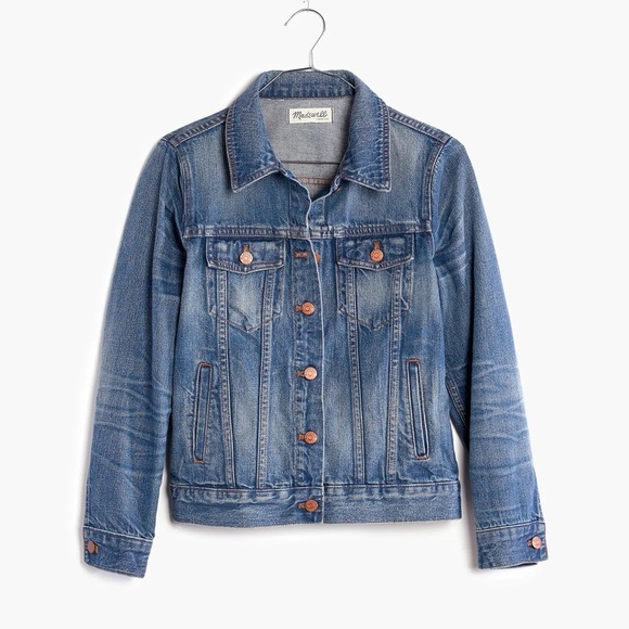 Madewell the Jean jacket in Pinter wash , sz large - Picture 1 of 10